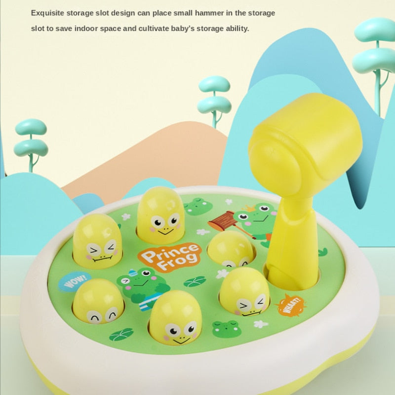 Montessori Cartoon Whac-A-Mole: Educational Baby and Toddler Toy with Animal Theme – Perfect Birthday Gift for Interactive Parent-Child Fun