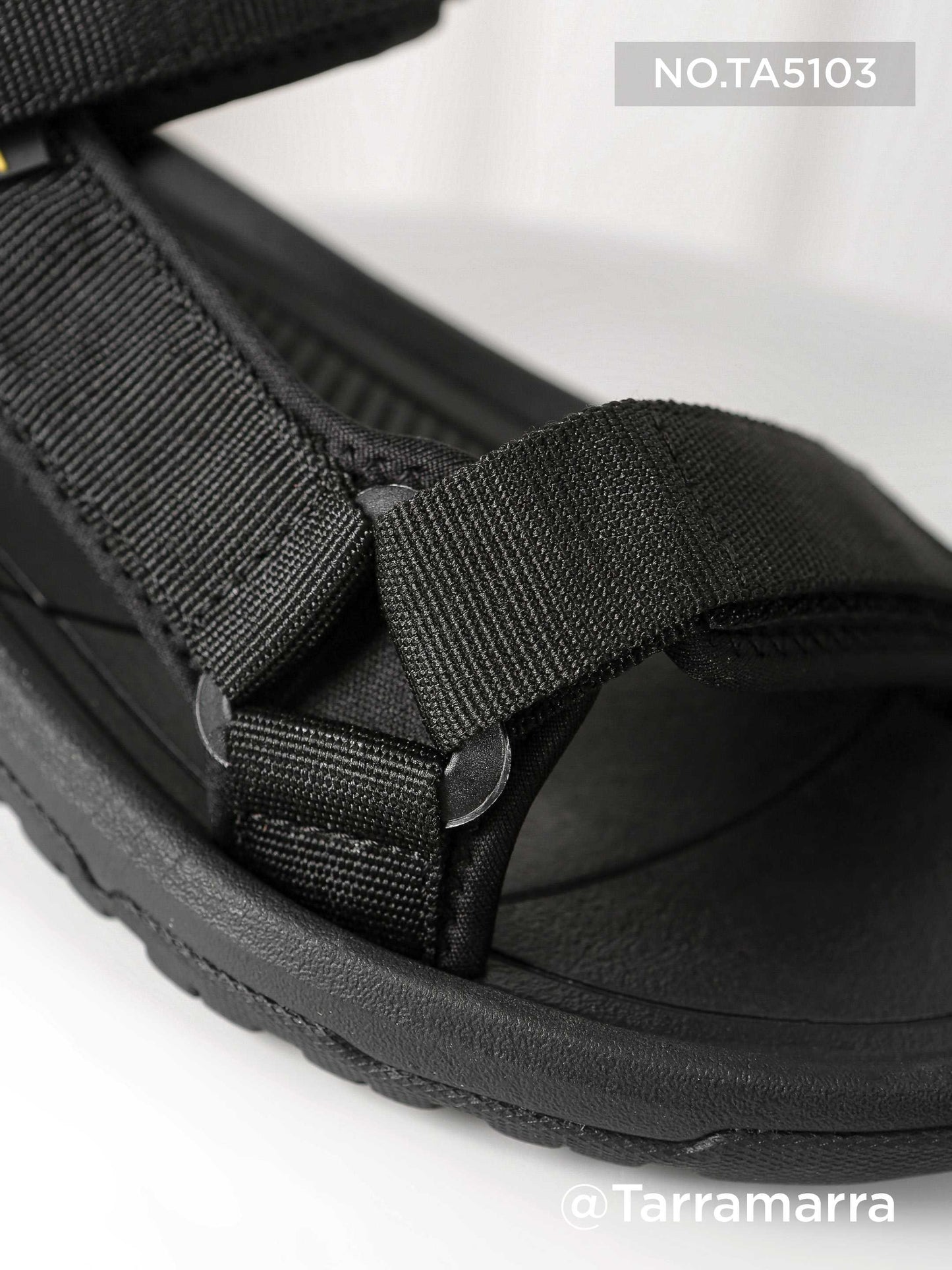 TARRAMARR Strap Sandals Black Men Luciano TA5103