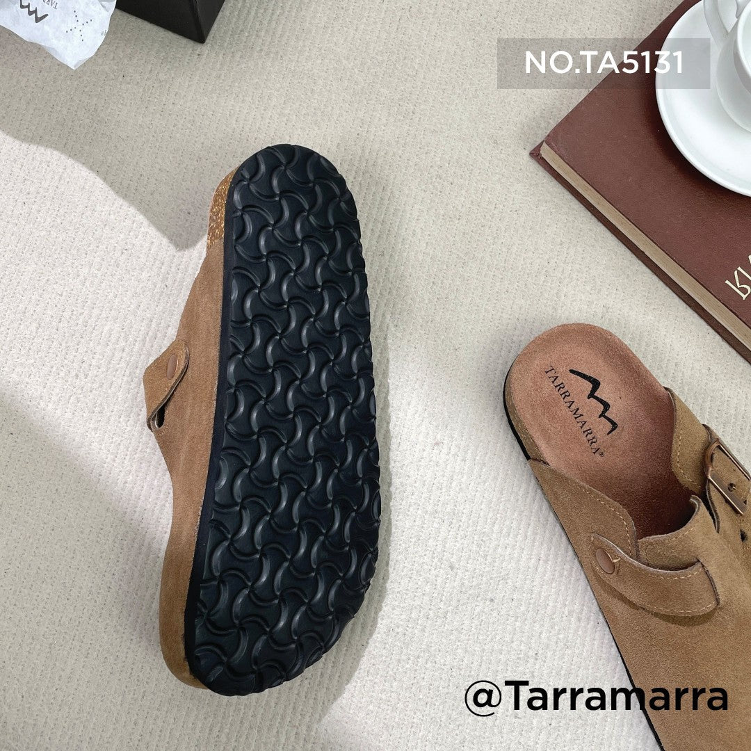 TARRAMARR Slip-on Flat Sandals with Adjustable Buckled Straps Unisex Mason TA5131