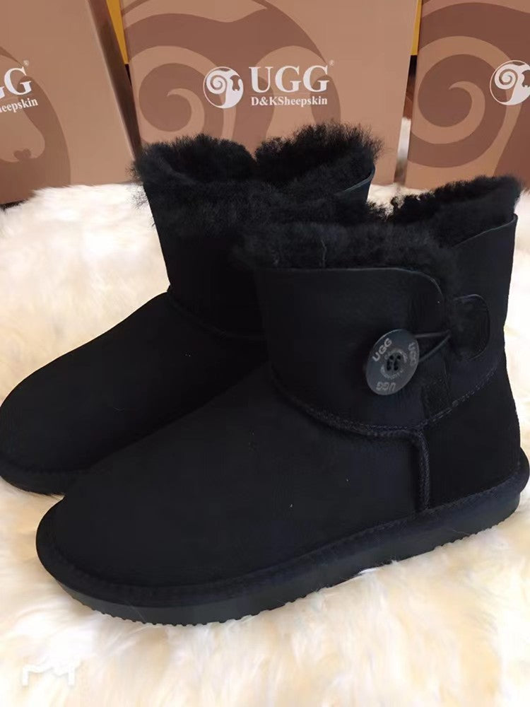 UGG Women's Classic Mini Button Boots(WATER RESISTANT)DK003