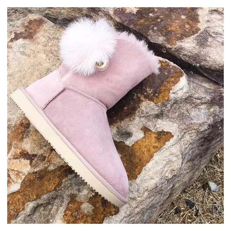 UGG Women's Pom Pom Short Boots DK025