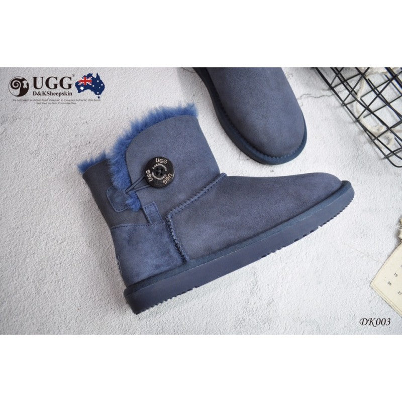 UGG Women's Classic Mini Button Boots(WATER RESISTANT)DK003