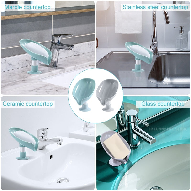 Soap Holder X 2 Plastic Sponge Tray For Bathroom accessories