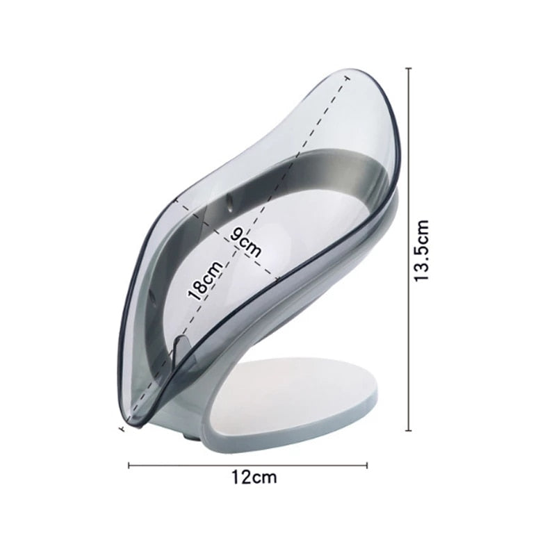 Leaf Shape Soap Holder for Bathroom Sponge Drain Rack Kitchen and Bathroom Supplies