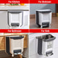 Foldable Trash Bin Hanging Waste Bin For Kitchen Garbage Can