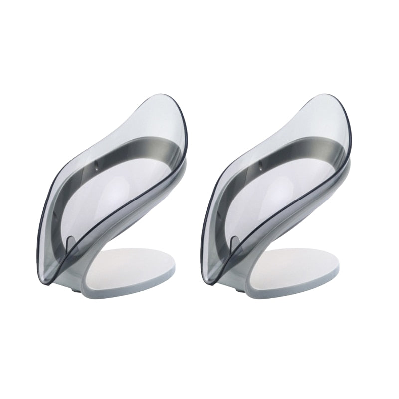 Leaf Shape Soap Holder for Bathroom Sponge Drain Rack Kitchen and Bathroom Supplies