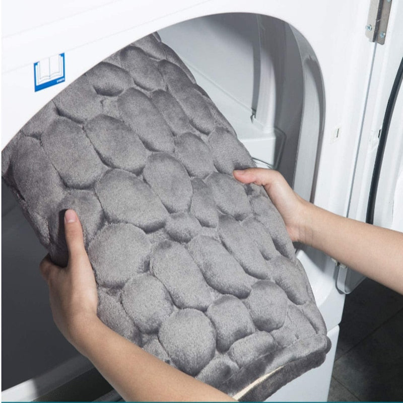 Bathroom Bath Mat Non-slip Carpets Doormat Bathtub Rug Shower Room Doormat Memory Foam Pad