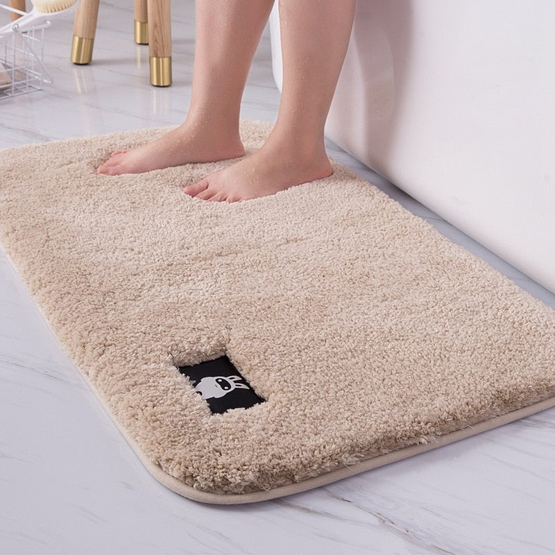 High-hair bathroom Mat bathroom floor mat non-slip foot pad bath rug bathroom mat kitchen mat