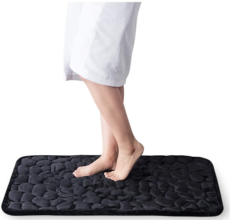 Bathroom Bath Mat Non-slip Carpets Doormat Bathtub Rug Shower Room Doormat Memory Foam Pad