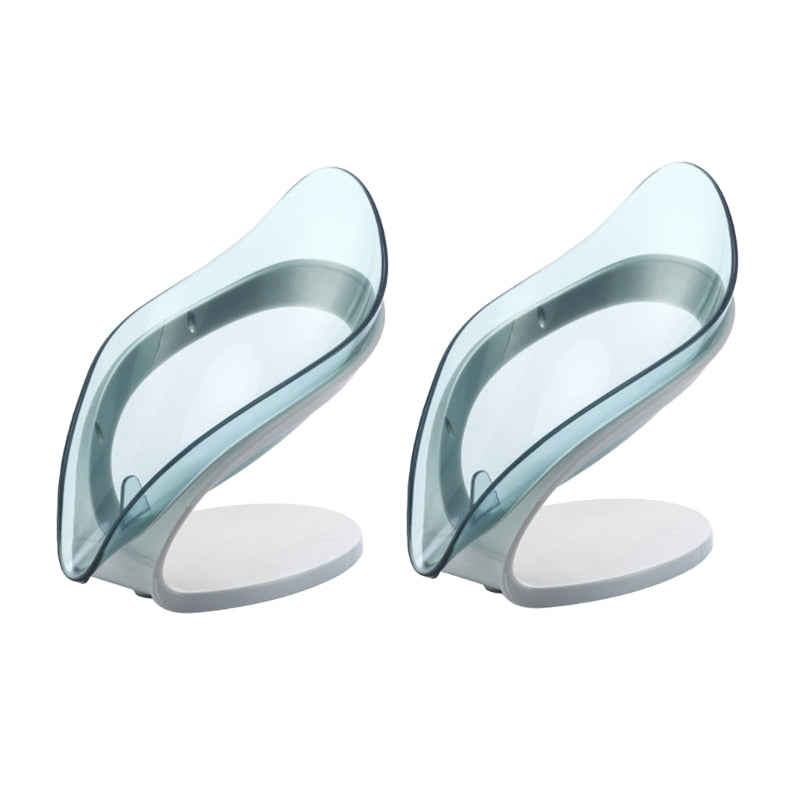 Leaf Shape Soap Holder for Bathroom Sponge Drain Rack Kitchen and Bathroom Supplies