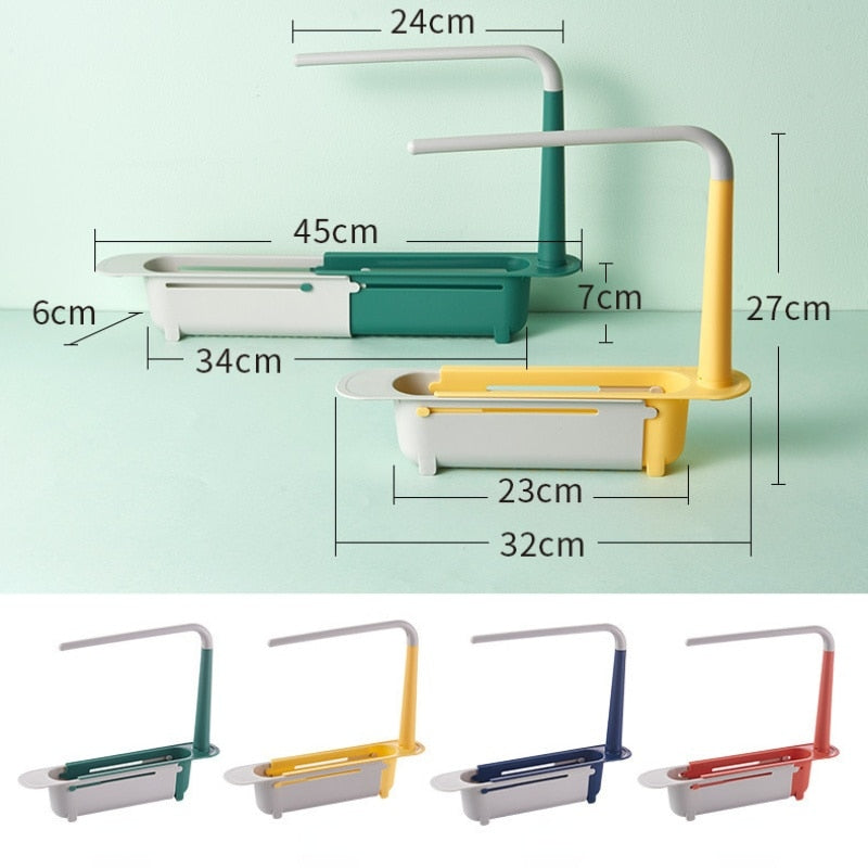 Sink Shelf Kitchen Sinks Organizer Soap Sponge Holder Sink Drain Rack Storage Basket Kitchen Gadgets Accessories Tool