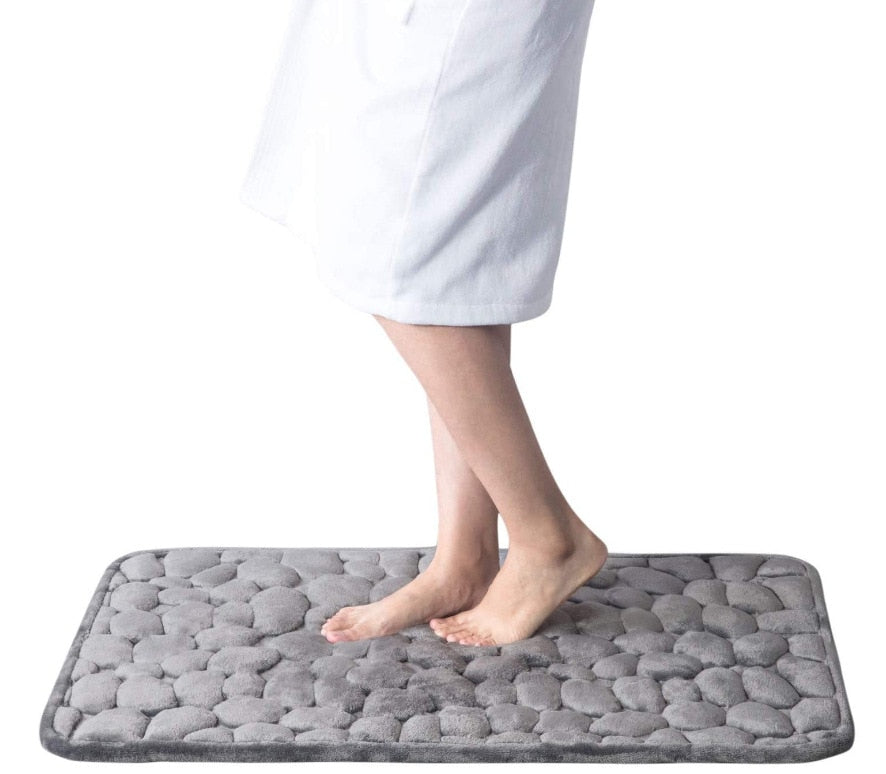 Bathroom Bath Mat Non-slip Carpets Doormat Bathtub Rug Shower Room Doormat Memory Foam Pad