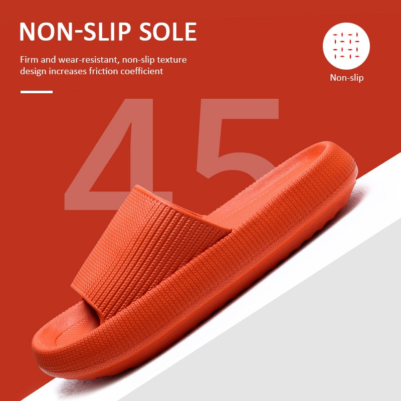Women's Slippers Men's Slippers With Soft Insole Thick Insole Sandals 2022 Summer Non-slip Flip Flops