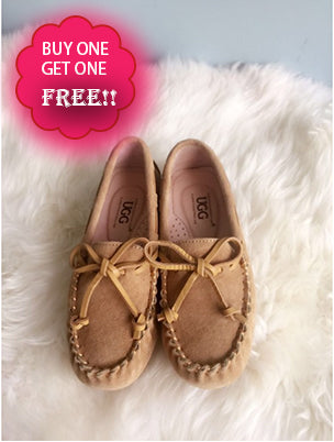 Kids Aven Lace Moccasin OB152 --buy one get one for free