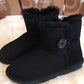 UGG Women's Classic Mini Button Boots（WATER RESISTANT）DK003