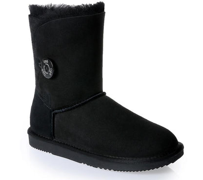 UGG Women's 3/4 Classic One Button Short Boots Water Resistant DK004