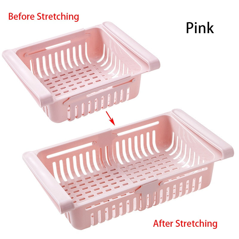 Fridge Organizer Storage Box Refrigerator Drawer Plastic Storage Container Shelf Fruit Egg Food Storage Box Kitchen Accessories