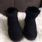 UGG Classic MINI Button With SWAROVSKI Boots (WATER RESISTANT)OB212 OB366