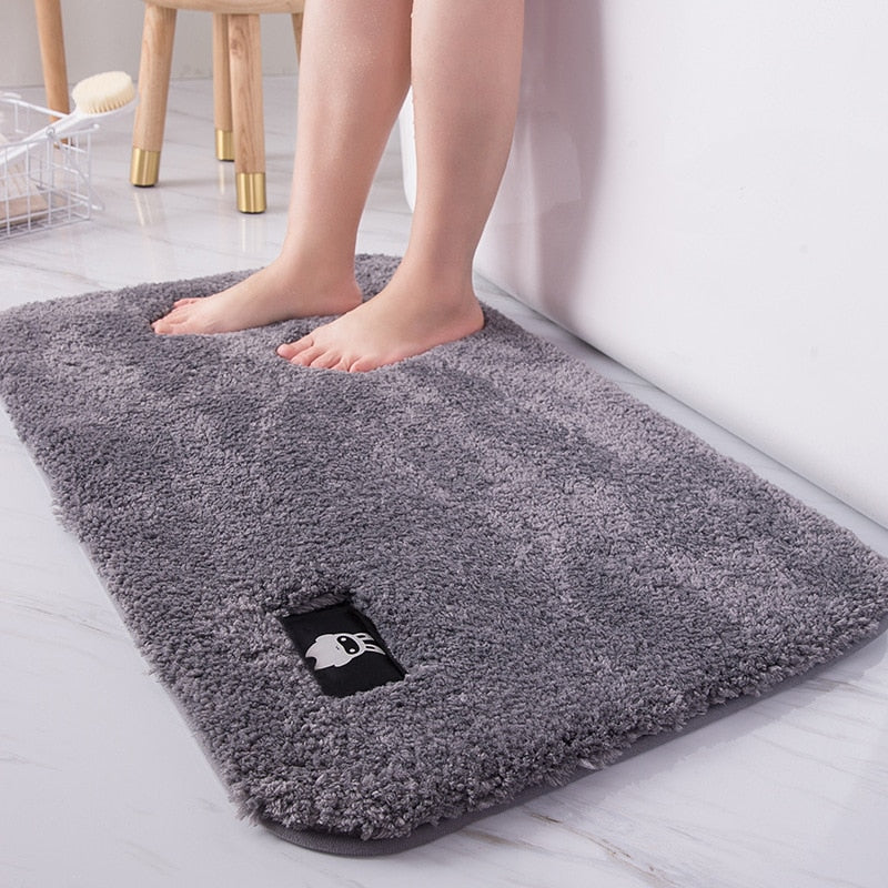 High-hair bathroom Mat bathroom floor mat non-slip foot pad bath rug  bathroom mat kitchen mat